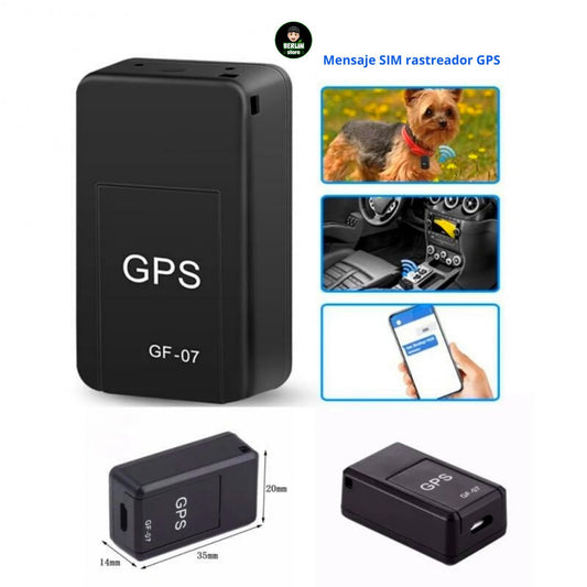 🚗 Mini Rastreador GPS Magnético GF-07 – Mantén a tus seres queridos y pertenencias siempre localizados