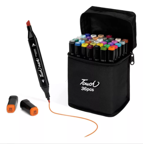 Marcadores Profesionales Touch – Set de 36 Colores Vibrantes