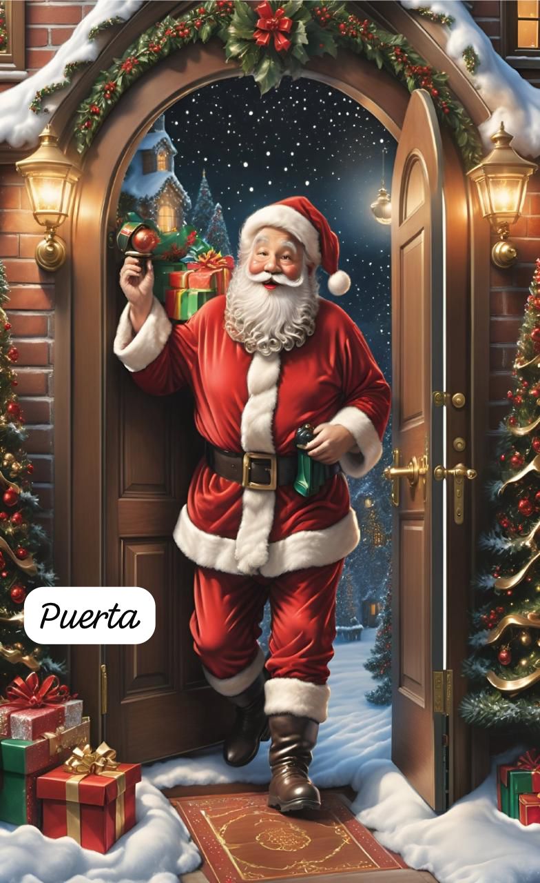 🎅 Fundas Navideñas para Puerta – Diseño Exclusivo 🎄